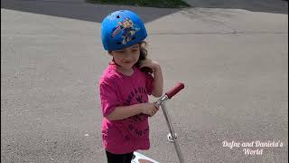 Scooter And Bike Tricks With Dafne And Daniela. Thanks To All Our Subscribers We Are 400 Now.