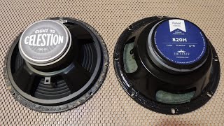 Celestion 8 15S Vs Eminence 820H