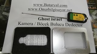 Gizli Kamera Bulucu Dedector Casus Ghost Böcek, Dedektör Israel