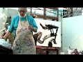 Artist Jonas Gerard painting to performance by Gwen Hughes