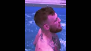 Mcgregor Running In A Pool
