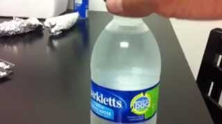 Super freeze a water bottle Super freeze a water bottle