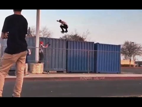 INSTABLAST! AIRWALK to BOARDSLIDE Street Rail!?!! Benihana OVER 17 Boards!! Skating In The SNOW!!