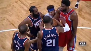 Kevin Durant And Joel Emiid Were Arguing