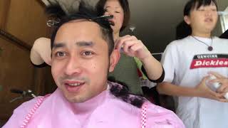 Kuli potong rambut dijepang gratis