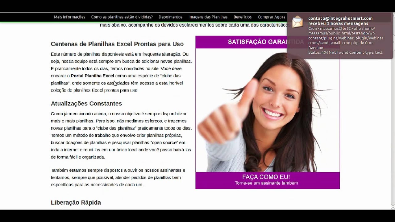 baixar excel