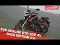 2018 Apache RTR 200 4V Race Edition 2.0 | The Perfect Balance? | Road Test Review | ZigWheels.com