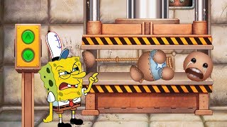 Spongebob Mini Games vs The Buddy (Machine)#4 - Spongebob Vs Kick The Buddy (iOS)