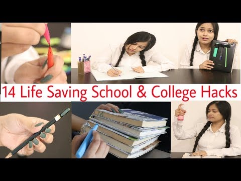 ये 14 Hacks आपकी जिंदगी और आसान बना देंगे|14 Outstanding School Hacks Must Try|Be Natural