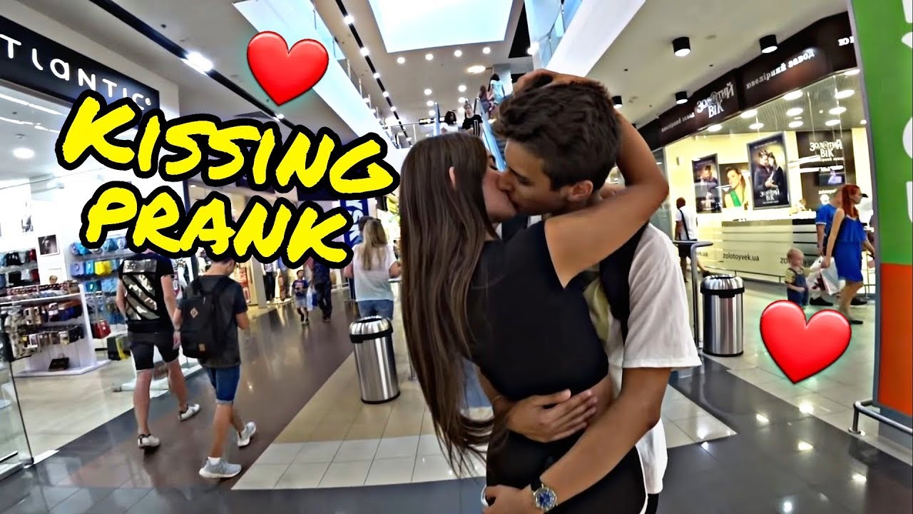 Kissing prank hooters employees