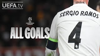 All #UCL Goals: SERGIO RAMOS
