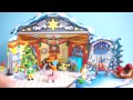 [DAY18] Playmobil & Lego City Christmas Surprise Advent Calendars (with Jenny) - Toy Play Skits!