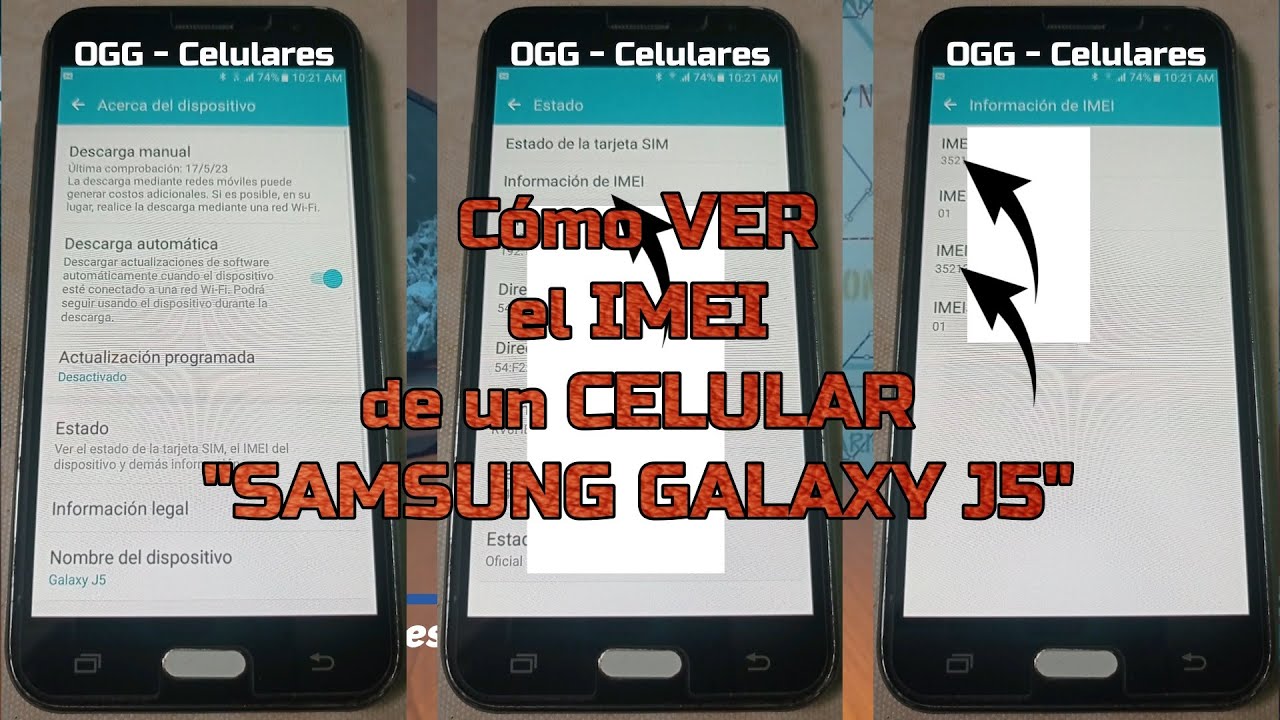 How to see the IMEI of a Samsung Galaxy J5 cell phone How to see the IMEI of a Samsung Galaxy J5 cell phone