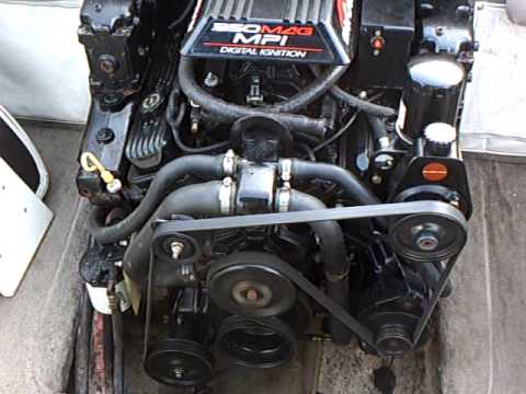 1998 350 MAG MPI MerCruiser RUNNING ROUGH - YouTube