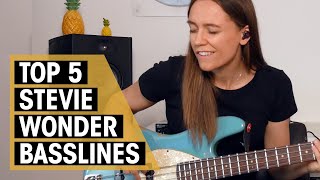 Top 5 Stevie Wonder Basslines | James Jamerson, Nathan Watts | Julia Hofer | Tho