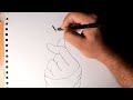 Play this video Pencil drawing of have with beautiful butterflybutterflydrawing