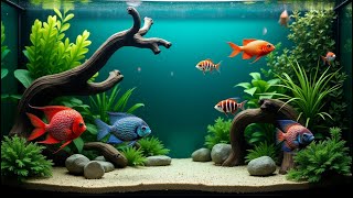 Aquarium Asmr 4K Relaxing Instrumental Music For Sleep, Study & Focus