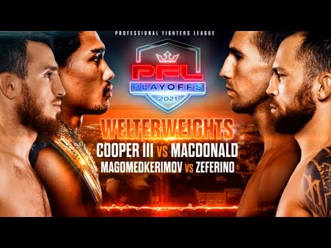 MMA's Final Four Battle it Out in the 2021 PFL Playoffs Starting Friday, August 13th!
