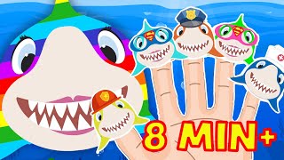 Rainbow Baby Shark & Baby Shark Rescue Team Finger Family More Nursery Rhymes