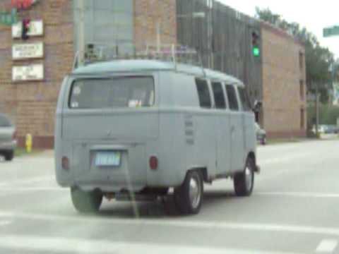 I SAW THIS OLD SPIT WINDOW VW BUS DRIVING IN ST PETE FLORIDA