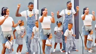 Funnymike And Jaliyah Monet & Their Kids Having Fun While Taking Pictures