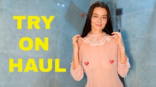 Transparent Haul 2024 See Through Clothes With Monny