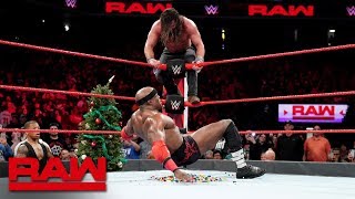 Elias Vs. Bobby Lashley - Miracle On 34Th Street Fight Raw, Dec. 24, 2018