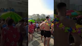 Carnaval Bloco In Leblon, Rio De Janeiro