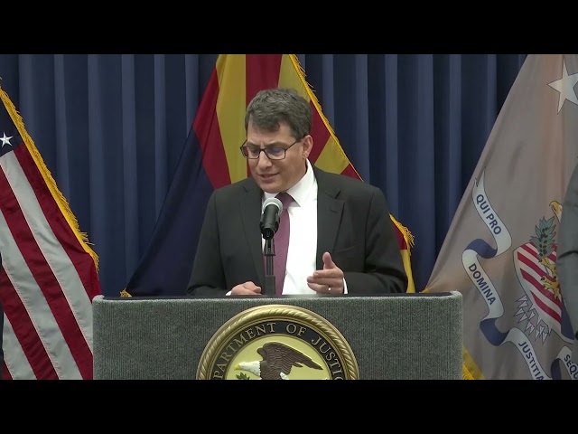 Watch Justice Department Officials Announce Developments in Election Threats Cases in Arizona on YouTube.