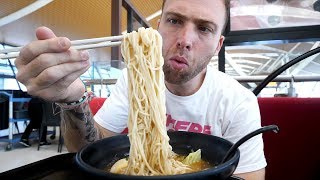 Eating CHINESE FOOD at Shanghai Pudong International Airport | Shanghai to Miami via Dallas with AA