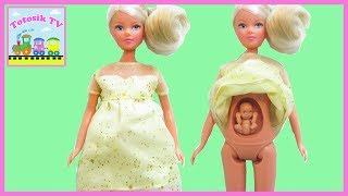 Беременная кукла Штеффи кукла обзор Pregnant Steffi doll unboxing Steffi love