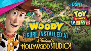 WOODY Figure Installed at TOY STORY LAND In Walt Disney World - Disney News - 4/24/18