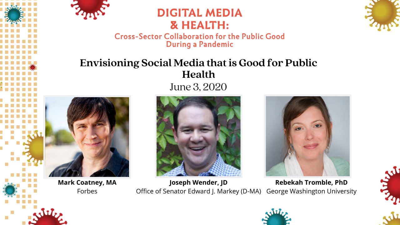 Plenary VII: Envisioning Social Media that is Good for Public Health
