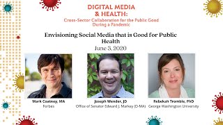 Plenary VII: Envisioning Social Media that is Good for Public Health