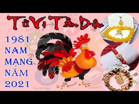Tử Vi Tân Dậu 1981 Nam Mạng Năm 2021 - Hợp Màu Gì - Đeo Vòng Phong Thủy Nào