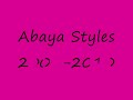Abaya styles 2009- 2010 [ New fashion styles]