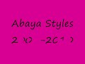 Abaya styles 2009- 2010 [ New fashion styles]