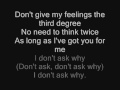 Ron Sexsmith - Don't Ask Why (Lyrics on screen)