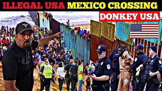 Dunki Mexico to USA BORDER CROSSING DONKEY