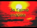 je t'aime imane