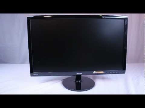 ASUS VS247H-P 23.6IN Widescreen LED LCD Monitor Unboxing