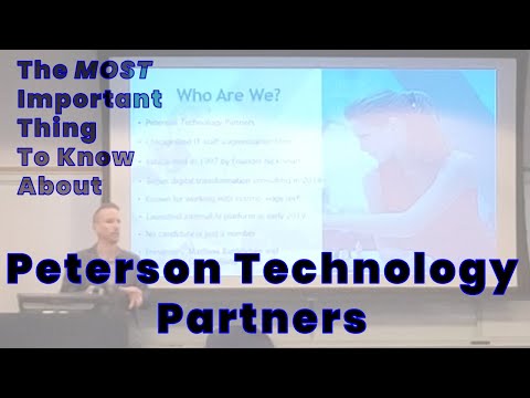 The MOST Important Thing To Know About Peterson Technology Partners (PTP)