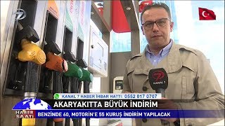 Akaryakıtta Büyük İndirim