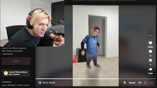 xQc Gets Baited into watching the TikTok  he HATES with making a fake one