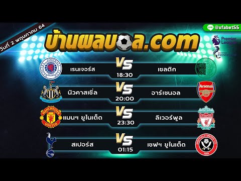 วิเคราะห์บอลวันนี้ บ้านผลบอล ประจำวันที่ : 2 พฤษภาคม 2564