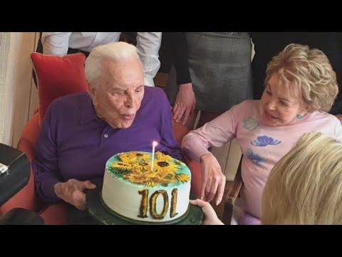 How Kirk Douglas Celebrates His 101st Birthday
