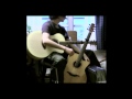 T-cophony plays 2 acoustic guitars "Portrait"