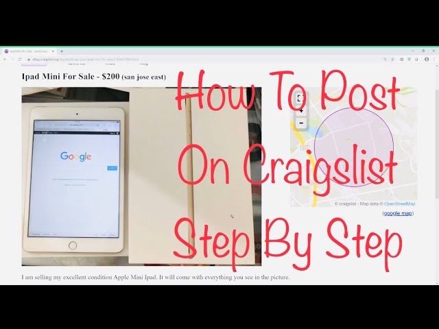 Play this video How To Post On Craigslist In 2020 Step By Step Tutorial