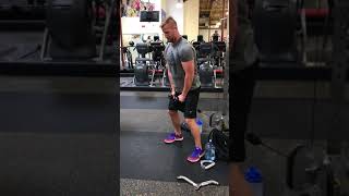 Cable Rope Front Raises