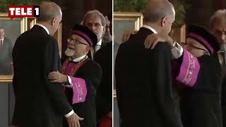 Hahamın Resepsiyonda Yaptığı Hareketler Erdoğanı Şaşırttı